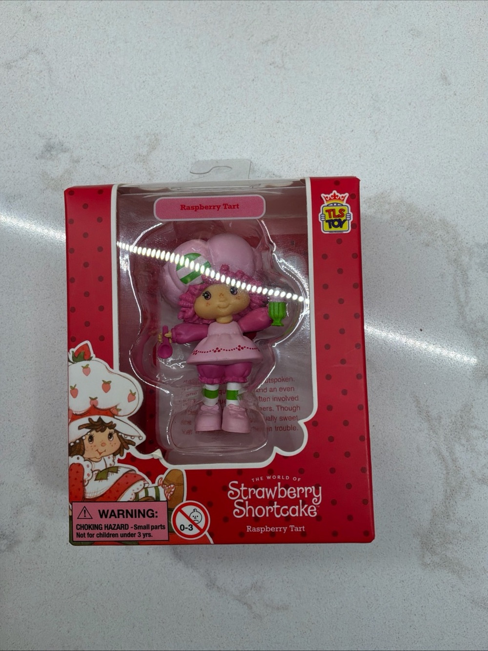 New Strawberry Shortcake CheeBee Raspberry Tart 2.5 Inch Figure TLS Toy